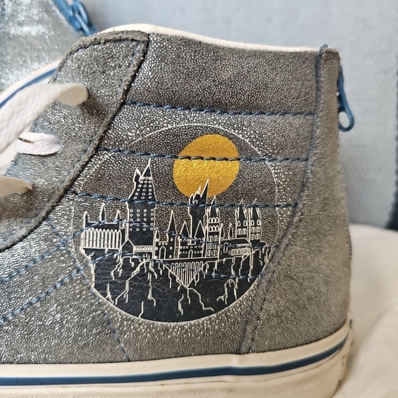 Harry Potter Vans collaboration sparkly high tops! Sz 5. EUC - Picture 10 of 14